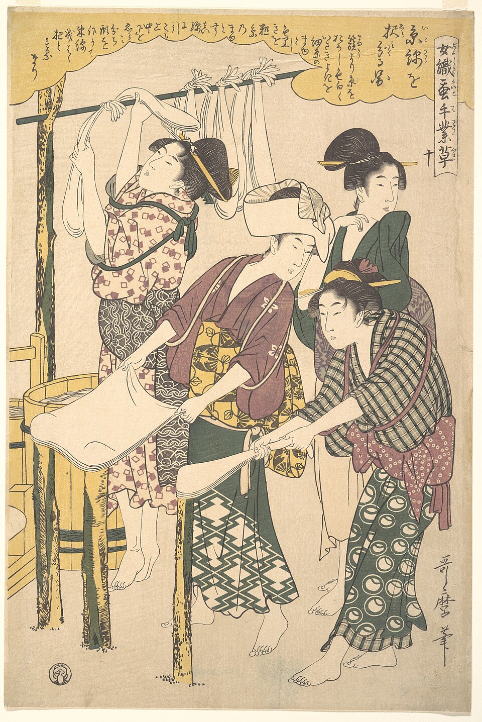 女織蚕手業草 十