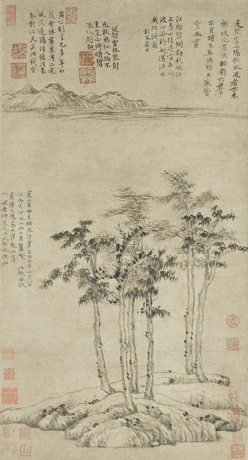 六君子图