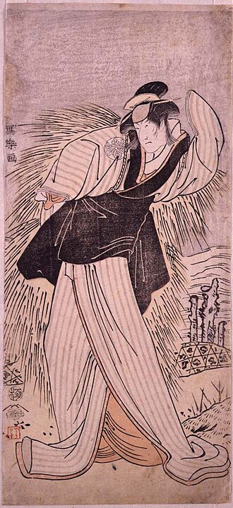 初代中山富三郎のさざ浪辰五郎女房おひで実は安倍貞任妹てりは
