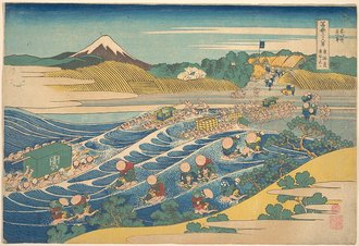 富嶽三十六景 東海道金谷の不二
