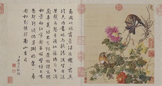 郎世宁花鸟图册