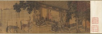 晉文公復國圖