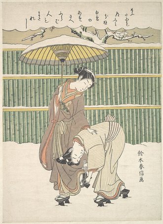下駄の雪取り