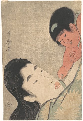 山姥と金太郎・酸漿